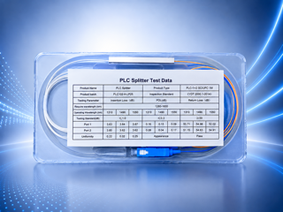 اسپلیتر فیبر نوری PLC 1×2 SC/UPC